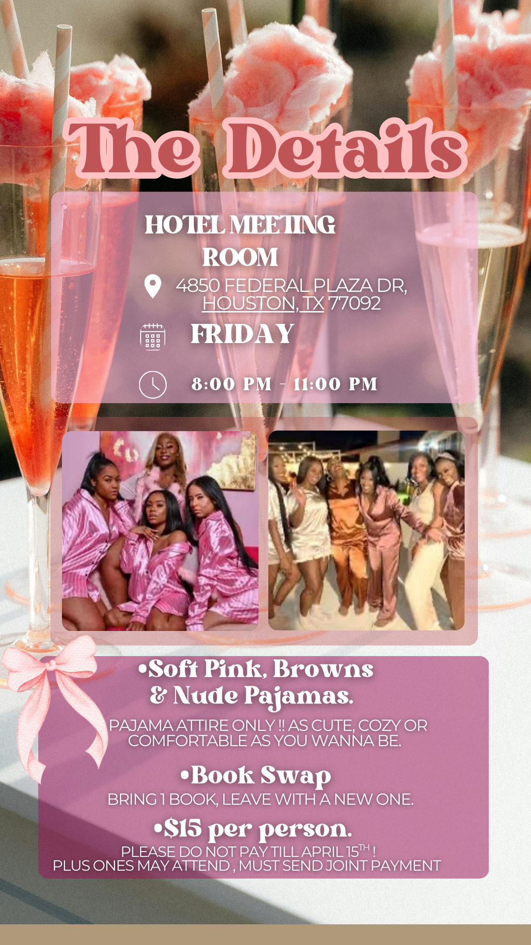 Pages , Pajamas & Prosecco