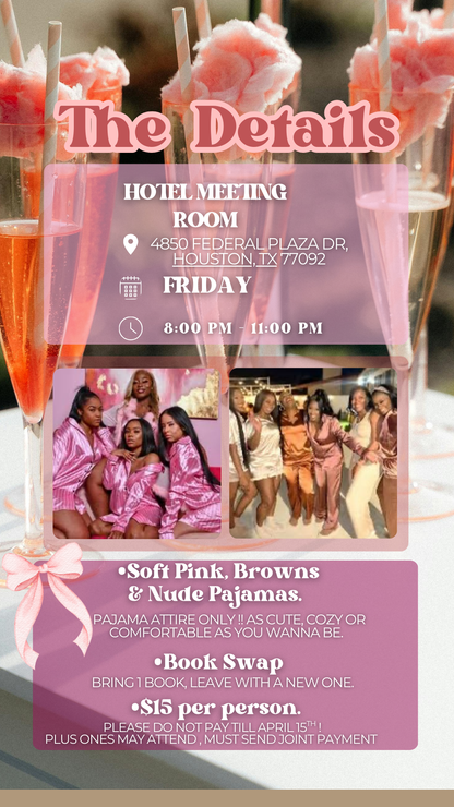 Pages , Pajamas & Prosecco